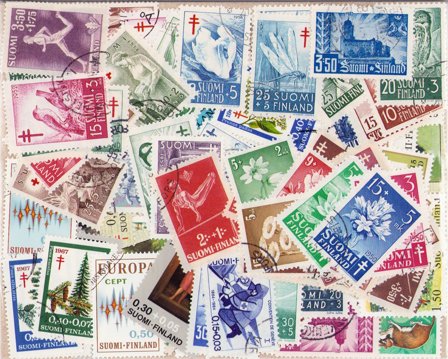 Finland 1940-1994 - 51 forskellige frimærker - Stemplet
