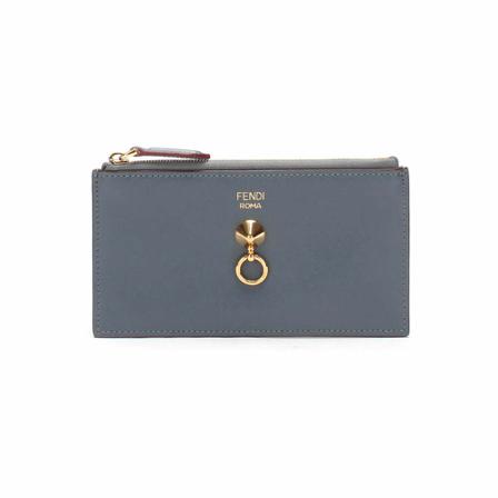 Fendi Vintage, Pre-owned Wallets Grijs, Dames, Maat:ONE Size