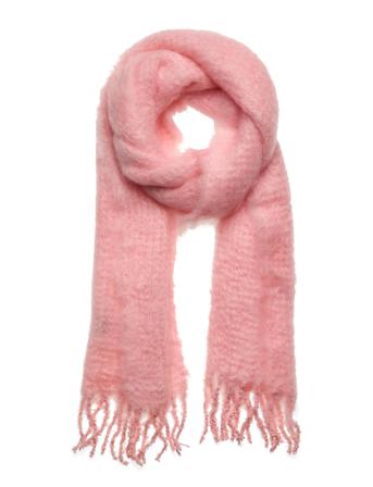 Aurora Kid Mohair Scarf Accessories Scarves Winter Scarves Lyserød Balmuir