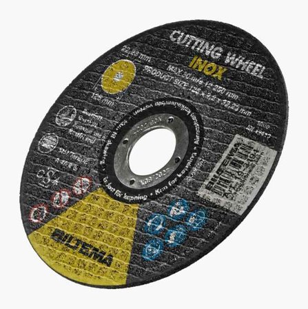 Kapskiva rostfritt plan 125 mm - Biltema