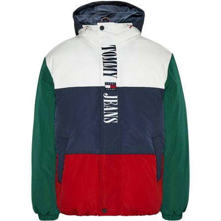 Tommy Jeans Jas , Wit , Heren , Maat: M