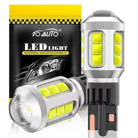 4000LM T15 LED-lampa W16W LED Canbus Felkodfri 3030-chips 912 921 Glödlampa Bil Backljus Superljus Billampa 6500K