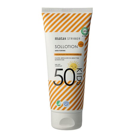 3 for 2 - Matas Striber Kids / Børn Sollotion SPF 50 UP 200 ml, Skincare, Solpleje, Solcreme