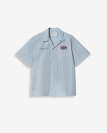 S/S HENDRY SHIRT - FROSTED BLUE L