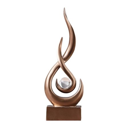 Hartsstaty Present Bordsfigur för Bokhylla Bordsdekorationer Hall