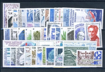 TAAF - Fransk antarktis Terr. - Årgang 1985-89 - Postfrisk