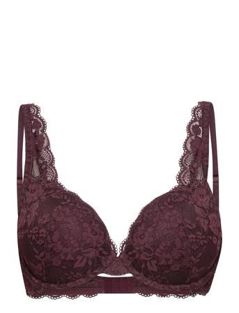 Bra Malva Iris Lingerie Bras & Tops Push Up Bras Lila Lindex