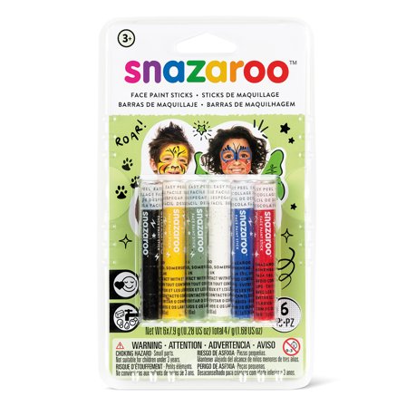 Face Paint Sticks set of 6