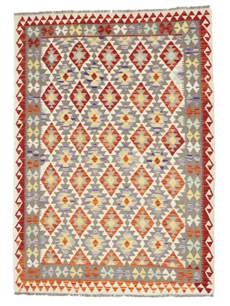 Tejida A Mano Kilim Afghan Old Style Alfombra 151X210 De Lana Pequeño