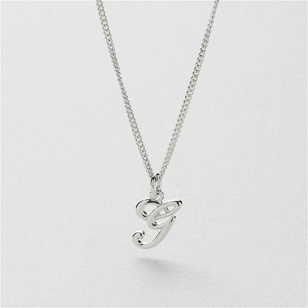 G Vintage Letter Necklace