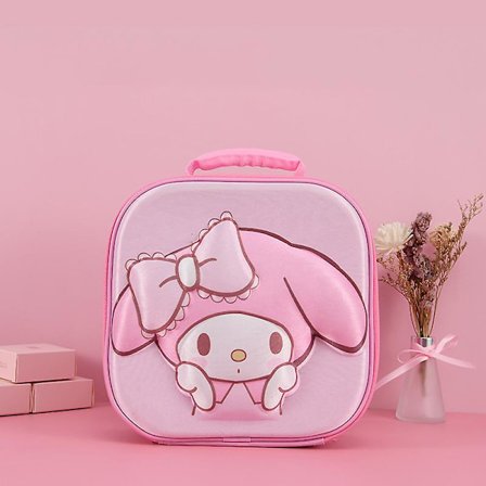 Kawaii Kuromi kosmetisk väska Student Bärbar reseförvaringsväska