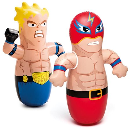 Uppblåsbar boxningssäck, leksak 91 cm INTEX 44672 boxer