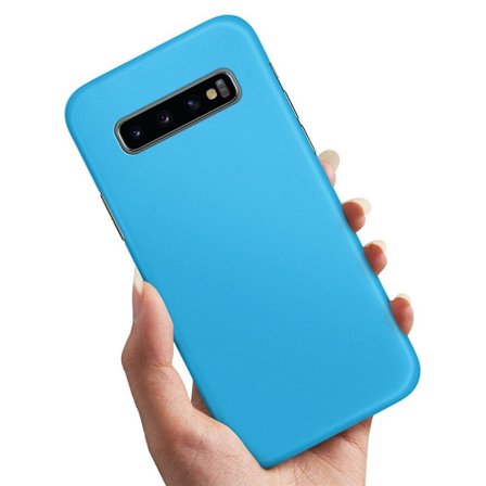 Samsung Galaxy S10 Plus - Deksel/Mobildeksel Lyseblå