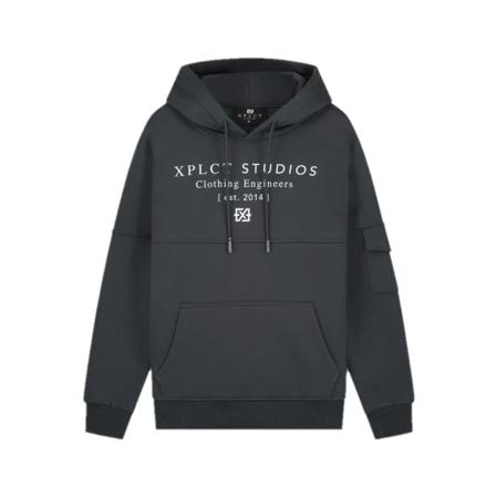 Xplct Studios Hoodies grå, Herr, Herr, Storlek: L