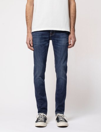 Nudie Jeans Tight Terry - Blue - 38 x 32