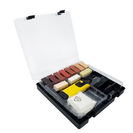 Reparationssæt til trægulve og møbler 16 dele