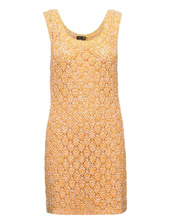 Esme, 1469 Heavy Melgange Knit Dresses Knitted Dresses Oransje STINE GOYA
