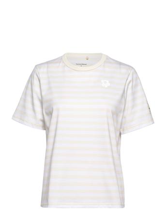 Tasaraita Relaxed Shortsleeve T-Shirt T-shirt Top Multi/mønstret Marimekko