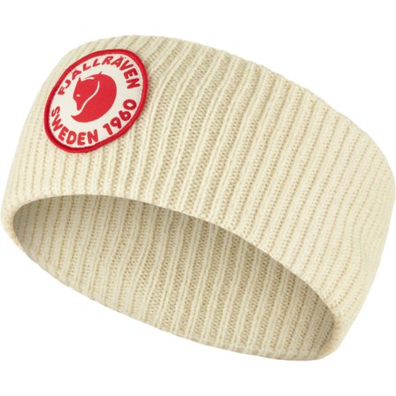 Fjällräven 1960 Logo Headband in Chalk White, Ull/Polyester