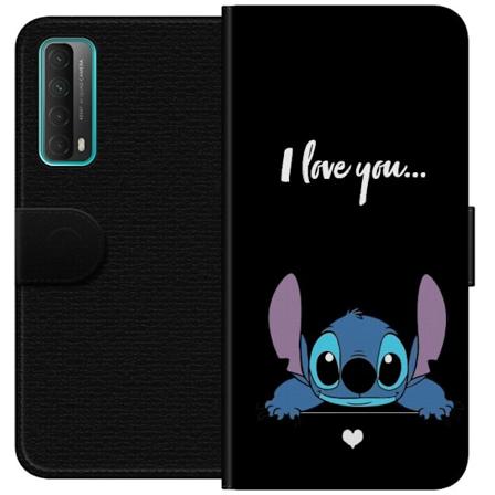 Huawei P smart 2021 Tegnebogsetui Stitch Jeg Elsker Dig