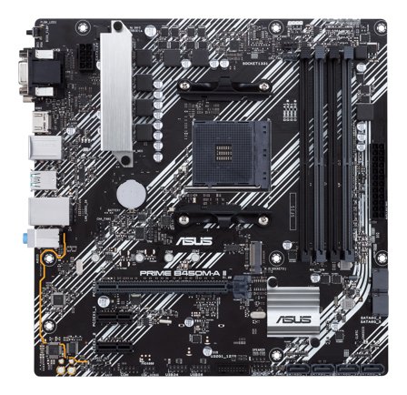 ASUS PRIME B450M-A II - hovedkort - mikro ATX - Socket AM4 - AMD B450