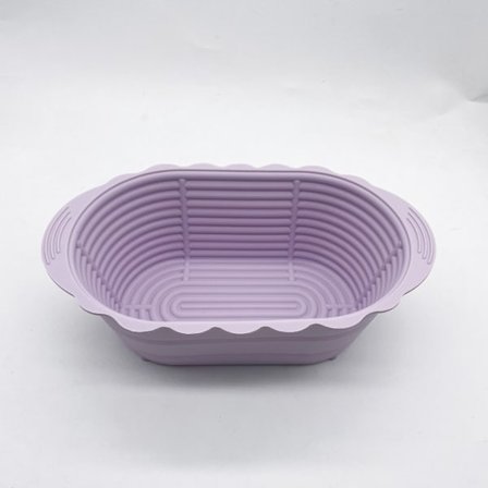 Ugn Bakning Deg Jäsningsskål Vikbar Oval Lila