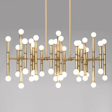 Jonathan Adler Lysekrone Meurice Brass 96x35
