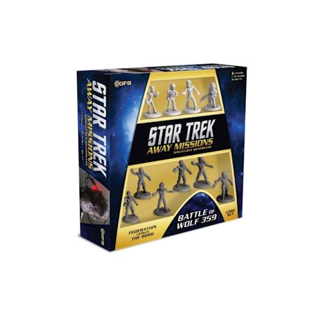 Star Trek Away Teams Starter Set: Wolf 359 (Federation: Riker +3 Vs Locutus +5)