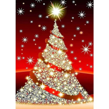 Jule Diamant Maleri Kit, Juletræ Diamant Kunst Kit,