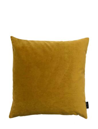 Velvet Cushion Cover Wo Strap Home Textiles Cushions & Blankets Cushion Covers Keltainen Louise Smærup