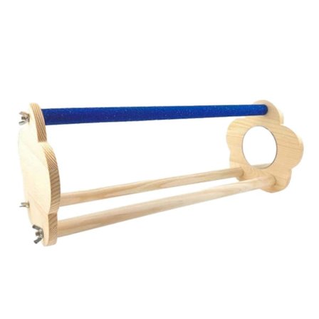 Kyllingpinne med speil, kyllingtrestativ for papegøyebur og rugemaskin Ara