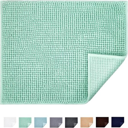 40x60 cm (Vannmelon Grønn) Baderomsmatte Sklisikker Absorberende Baderomsmatte