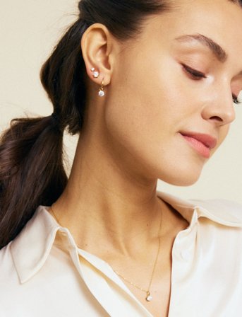 Edblad Crown Studs Mini - Gold - ONE SIZE