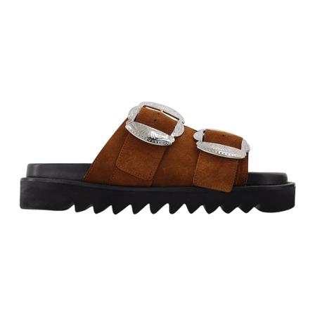 T.g.a, Aj 1216 Suede Sandals Bruin, Heren, Maat:44 EU