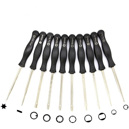 Karburator Justeringsskruetrækkersæt 10 dele med børste og læder