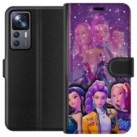 Yhteensopiva Lompakkokotelo Xiaomi 12T Pro Kpop Demon Metsästäjät Zoey Mira Aya Etulinjan Tähdet Yhdistynyt Taikuus