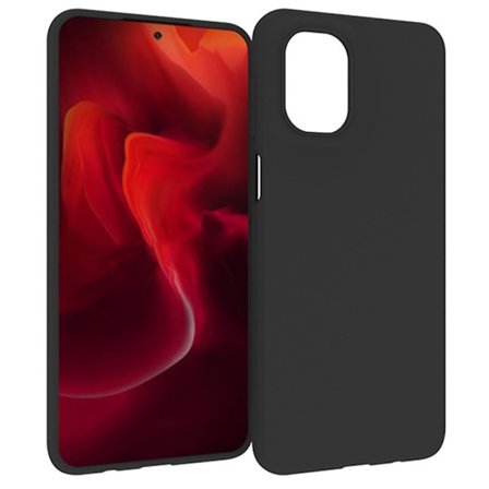 SKALO Motorola Moto G55 5G Matte Black Ultra-tynd TPU Cover