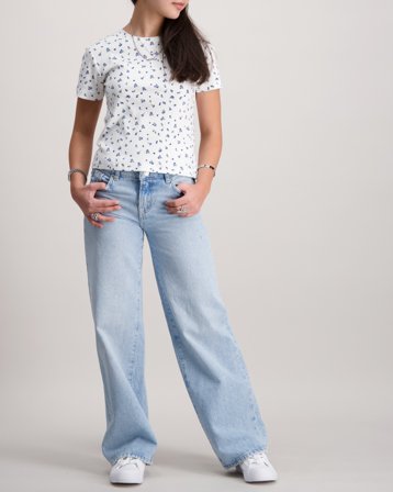 Kids ONLY KOGHOPE WIDE LBD TAI261 DNM Blå Jeans Tjej - Kids Brand Store