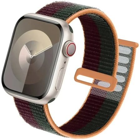 Nylon Loop Armband för Apple Watch Armband 49mm Ultra2 44mm 40mm 45mm 41mm 46-42mm Armband för iwatch armband Serie 9 8 se 7 6 5 4 10