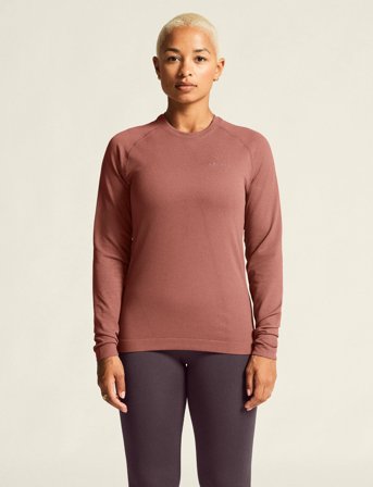 Craft Active Comfort Ls 2 W - Burgundy - XL
