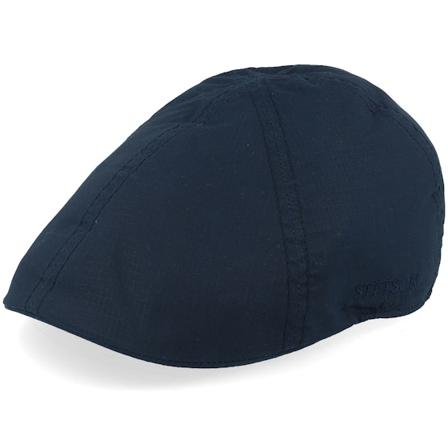 Stetson - Blå flatcap Caps - Texas Ripstop Wr Midnight Blue Flat Cap @ Hatstore