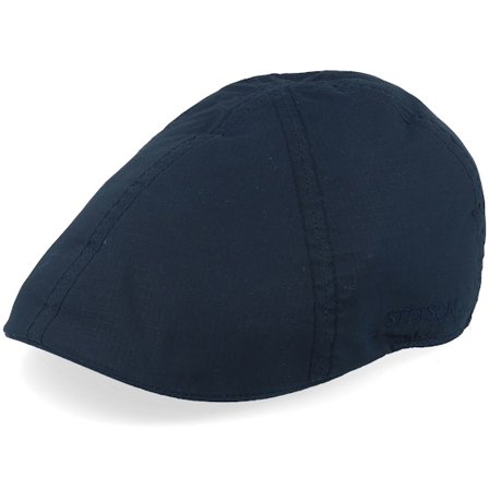 Stetson - Blå flatcap Keps - Texas Ripstop Wr Midnight Blue Flat Cap @ Hatstore