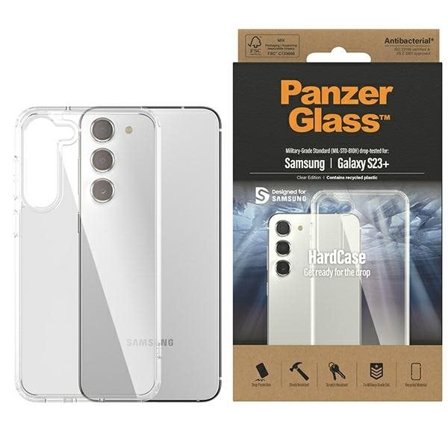 PanzerGlass ClearCase-etui til Samsung Galaxy S23+ - gennemsigtigt