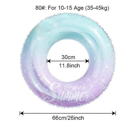 Stjernedryss Badering for voksne, Oppblåsbare bassengleker strandleker, Baderinger for barn [WSY]