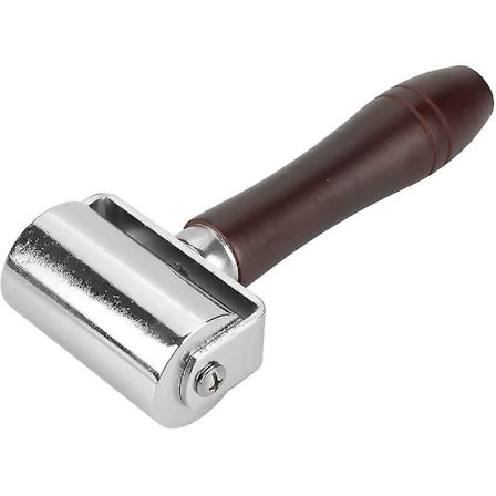 60mm kulstofstål læder tryk rulle, arbejde limet kant rulle læderhåndværk presseværktøj Hy