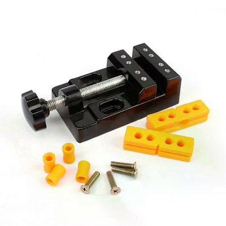 Mini Flad Klemme 57mm Flad Bænkskruestik Multifunktionel Bænkklemme Mini Boremaskine Skruestik Værktøj til DIY Træbearbejdning Håndværk Udskæring