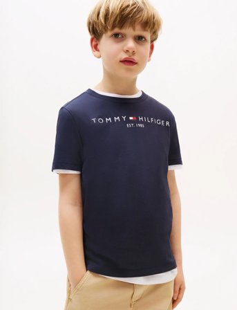 Tommy Hilfiger Essential Tee S/S - Navy - 104