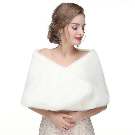 Fantastisk Gatsby Vintage 1920-tals Cosplay Party Sjal Vit