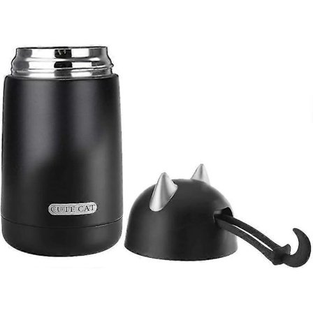 Kattekrus Form Termokrus Kat Termokande Kop Vandflaske Kaffe Varm Drik Kop Rustfrit Stål Rejse Sportsgave Til Kvinder Børn