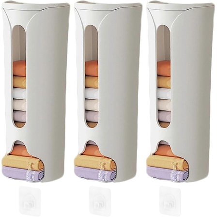 3 st Punch-Free Trosor Organizer Underkläder Organizer Multifunktionell Förvaringslåda Väggmonterad Strumpor Trosor Förvaringslåda